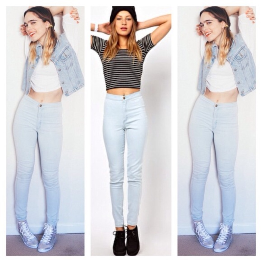 AA wash jeans light wash